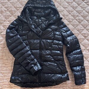 lululemon athletica Shiny Black Puffer Jacket